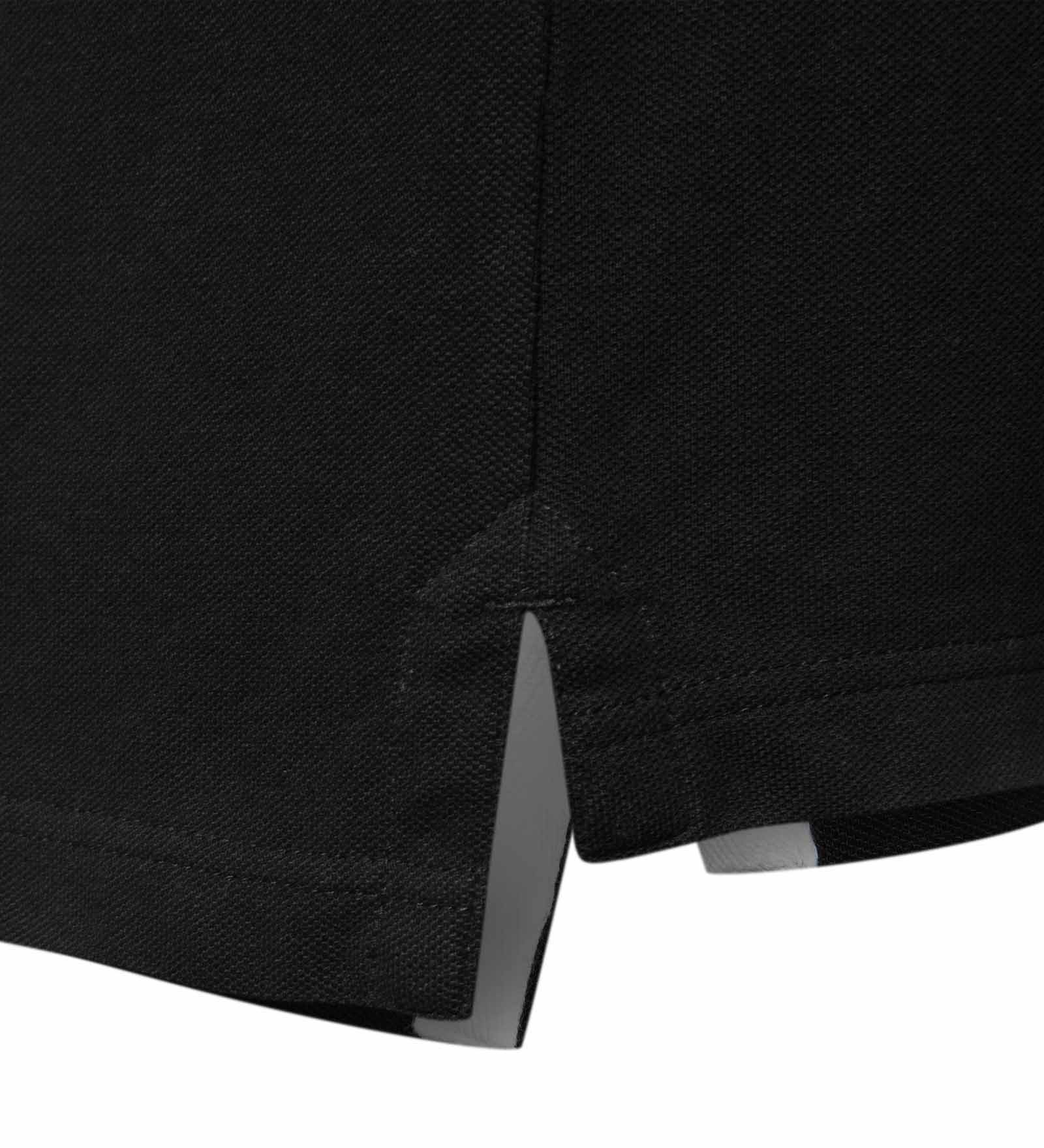 Cotton Polo Shirt Black for Men 